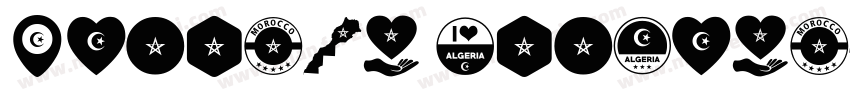 Algeria Regular字体转换